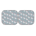 thumbnail image 7 of Xecao Cartoon Poodle Dog for Foldable Car Sun Shades (2-Pack) offer sun protection with an easy-fold design for convenient windshield shading., 7 of 7