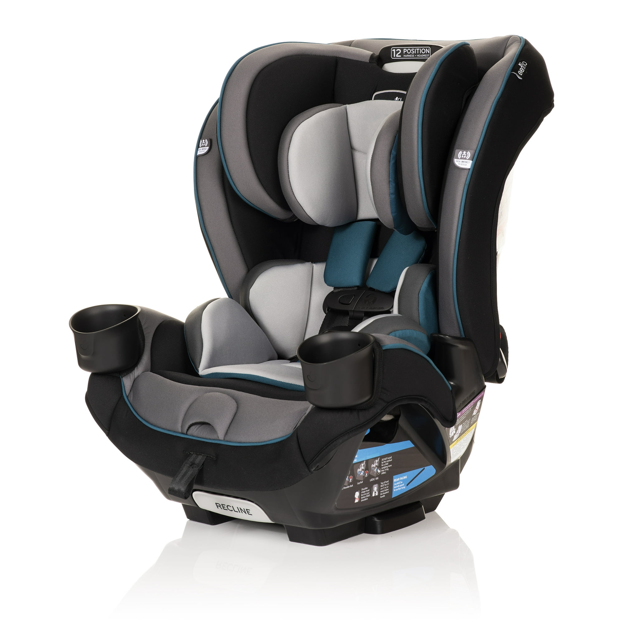 Evenflo EveryKid 4-in-1 Adjustable High-Back Convertible Car Seat