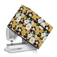 thumbnail image 2 of HELLHERO Sewing Machine Cloth Cover with Pockets for Extra Accessories Washable Dustproof Zipper Pouch Keep Clean and Safe Daisies, 2 of 8