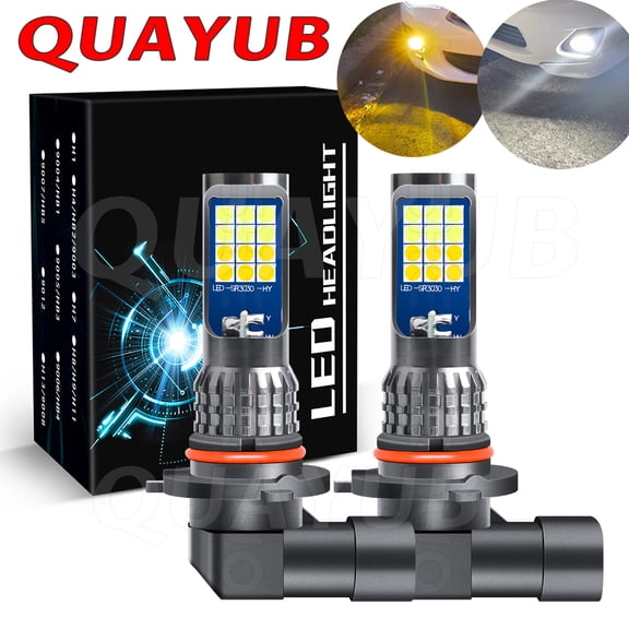LED Fog Light Bulbs H10 9145 9140 Dual Color for Ford F150 F250 F350 2004 2005-2021