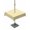Lemon Yellow, variant on Outdoor Tablecloths with Umbrella Hole & Zipper, Sage Green Botanical 54x54 Inch Square Tablecloths, Spring Summer Chic Wildflowers Waterproof Table Cloth, Patio/Pool/Picnic Table Covers