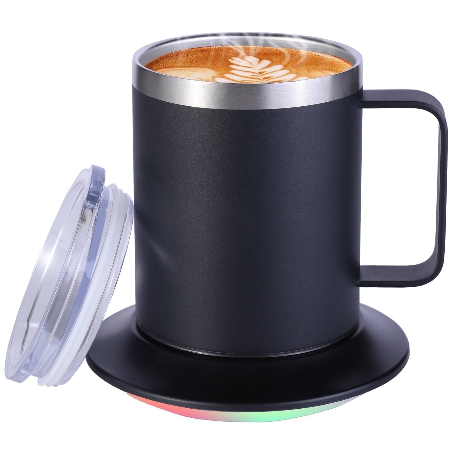 Electric Self-Heating Coffee Mug - 131°F Auto Keep Warm With 10Hr Shut Off