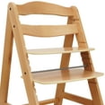 thumbnail image 5 of 509 Crew Sky Wooden Chair: Natural - Made of Hard German Beechwood, Kids Furniture, Adjustable Seat & Footrest, Ages 3+, Up to 218 lbs., 5 of 5