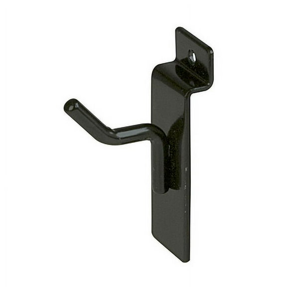 Econoco Commercial 1" Deluxe Hook for Slatwall, Black - Pack of 96