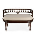 thumbnail image 3 of Butler Specialty Company Hathaway 37" Upholstered Bench - Cherry Brown, 3 of 8