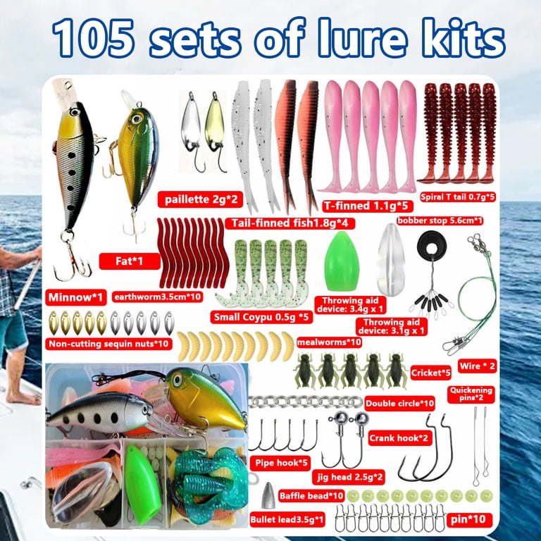catch co mystery tackle box elite bass fishing kit Amazon.com : Catch Co Mystery Tackle Box Elite Bass Fishing Kit : Sports &  Outdoors