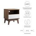 thumbnail image 4 of Modway Envision Nightstand in Walnut White, 4 of 7