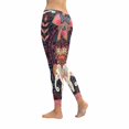 thumbnail image 2 of SUNENAT Indian Mandala Style Elephants Lovely Peacocks Women's Capri Leggings Stretchy Skinny Yoga Pants XS, 2 of 4