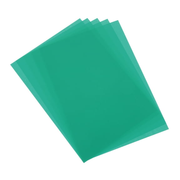 5 Pcs Shrink Plastic Sheets, 8x12 Inch Shrink Films Paper, Dark Green