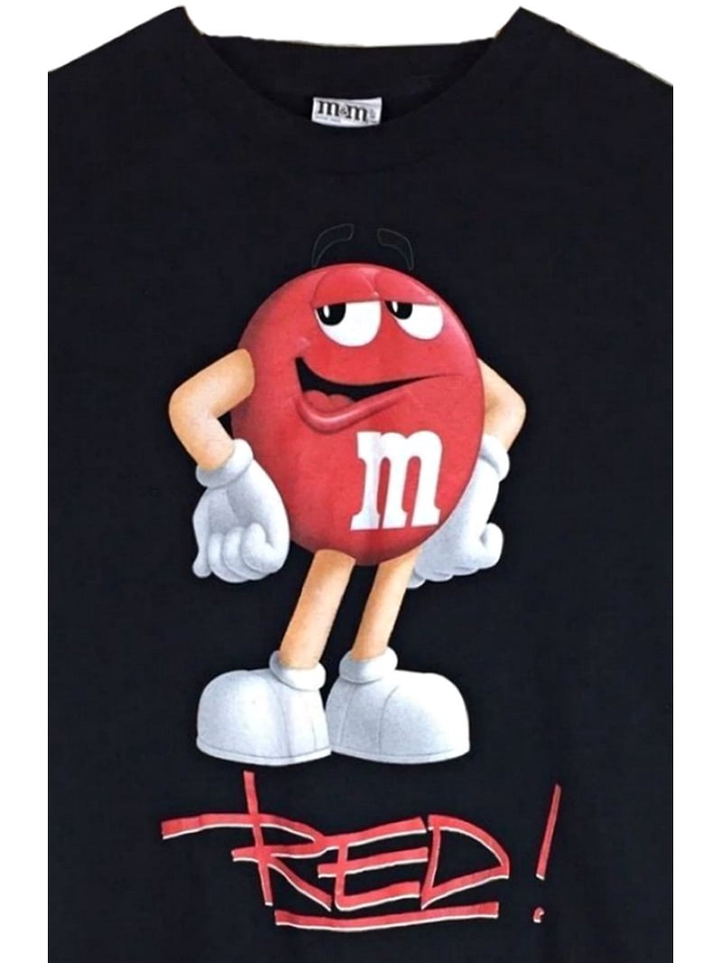 T-shirt Graphique Rouge M&M's - Taille M - Coton - Manches Courtes - Occasion Très Bon état