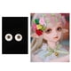 thumbnail image 2 of 2 Piezas Globos Ojos Redondos de de 6mm para Acción Gris claro Zulema BJD Doll Eyeballs, 2 of 8