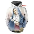 thumbnail image 3 of Sudadera con capucha con estampado 3D de la Santísima Virgen María y Jesús, fe, amor, esperanza, para hombres y mujeres, sudadera de manga larga, ropa para hombre, 3 of 5