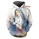 thumbnail image 3 of Sudadera con capucha con estampado 3D de la Santísima Virgen María y Jesús, fe, amor, esperanza, para hombres y mujeres, sudadera de manga larga, ropa para hombre, 3 of 5