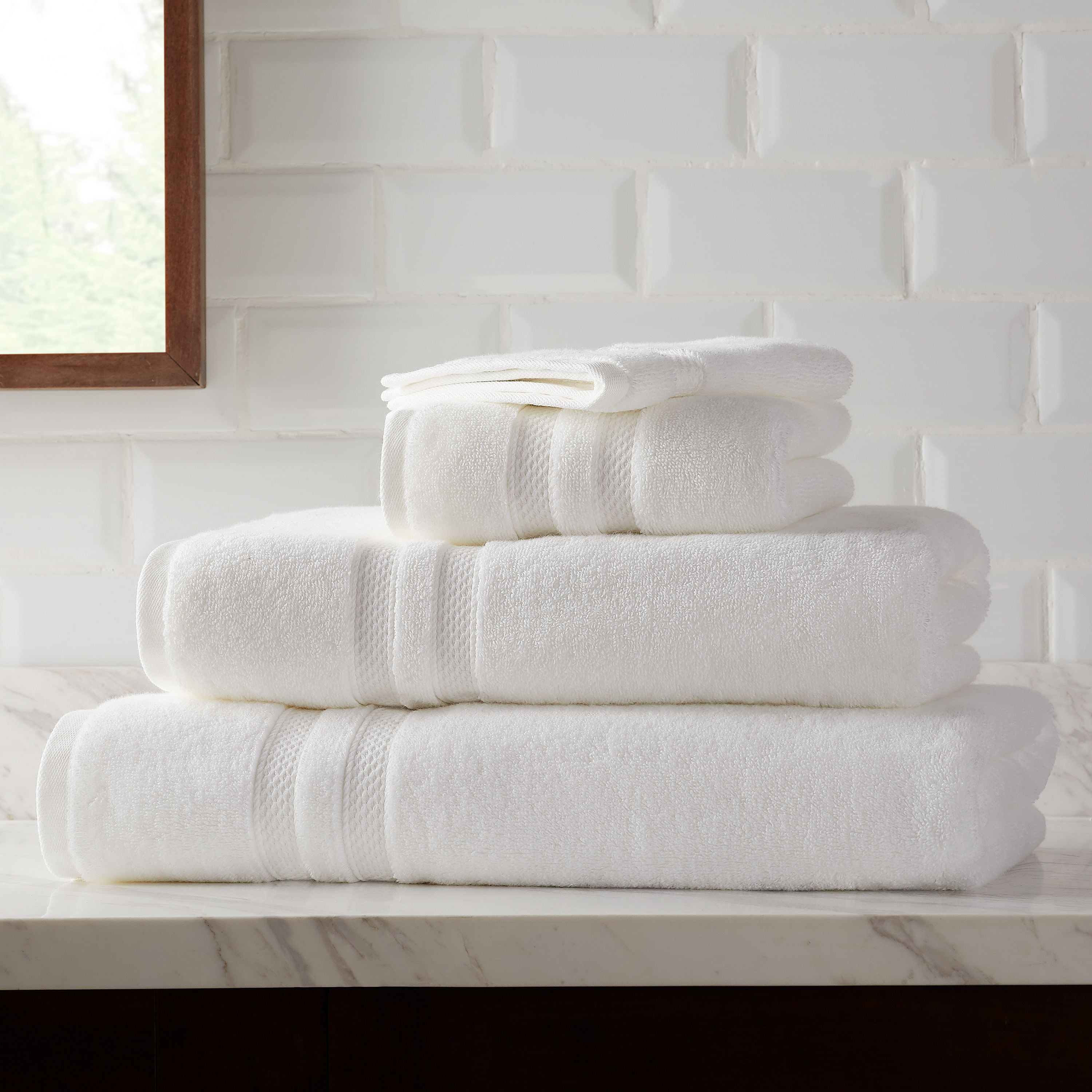 Hotel Style Turkish Cotton Bath Towel Collection Solid Print Khaki