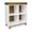 White and Walnut, variant on DaVinci Otto Pine Wood Convertible Changing Table/Cubby Bookcase in White