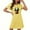 QR1-Yellow##Halloween Costumes, variant on Meichang Halloween Nightgown for Women Short Sleeve Sleepwear Sleep Shirt Tshirt Dress Cute Pumpkin Ghost Print Casual Crew Neck Loose Fit Mini Sleepdress