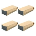 thumbnail image 1 of VERDANVERSE 100Pcs Rectangular Kraft Paper Pouch for Coffee Beans Waterproof Sealing 5.1x2.2x1In, 1 of 8
