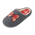 thumbnail image 2 of AzureSilk Womens House Slippers Cute Closed Toe Furry Slippers For Women Warm Plush Lined Slip On Household Slides Lightweight Soft Sole Stylish Indoor, 2 of 5