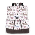 thumbnail image 1 of Fotbe Cute Dog Mochila Bolso con Estampado para Mujer, Mochila Antirrobo de Nylon Impermeable, Bolsa Ligera de Hombro, 1 of 4