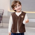 thumbnail image 2 of Huowey Toddler Vests For Fall Wear Children Clothing Fashion Plus Thick Vest For Coat For Baby Boho Dailywear, 8-9 Years, 2 of 4