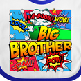 thumbnail image 4 of Inktastic Big Brother Comic Book Boys Baby Bib, 4 of 4