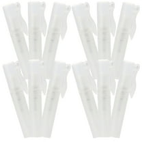 NIYANGLE Plastic Perfume Atomizer Mini Spray Bottles Transparent PP 12Pcs