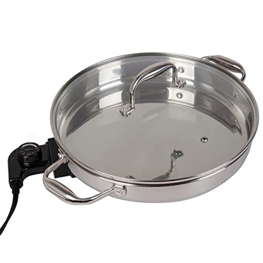 stainless steel electric pan