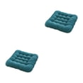 thumbnail image 4 of Cojines de felpa Bewildely para asiento acogedor y relajante Cojín para exteriores verde negruzco 40*40cm 2Conjunto, 4 of 6