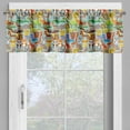 thumbnail image 2 of Ambesonne Animals Window Valance, Cartoon Wildlife, 54" X 12", Multicolor, 2 of 5