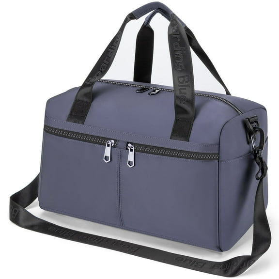 For United Airline 17x10x9 Inches Personal Item Underseat Travel duffle bag, ports Tote Gym Bag,Shoulder Weekender Overnight Bag (Navy)