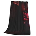 thumbnail image 7 of Lsque Five Nights At Freddy'S Pattern Fuzzy Fleece Throw Blanket Extra Large,Super Soft,Fluffy and Warm Blankets for Couch,Bed,All Season Use (60"x50"), 7 of 7