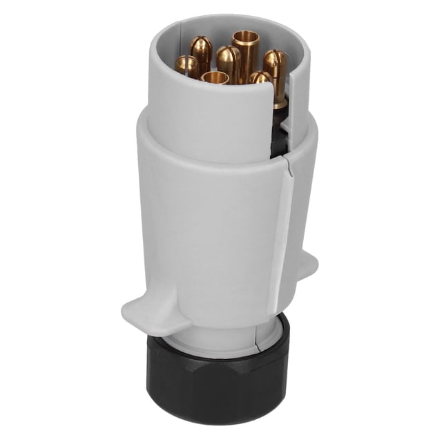 Conector De Remolque Europeo, Conector De Remolque De Alta Resistencia, 7 Orificios, Resistente A La Corrosión, Resistente Al Agua, Duradero Para Vehículos Comerciales RV