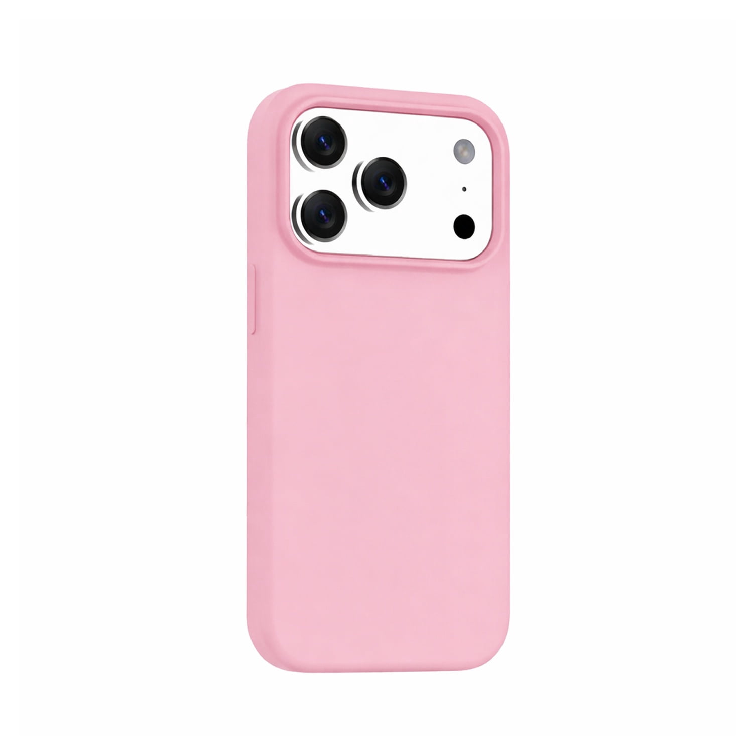 Protective Magnetic Silicone Case for iPhone 17 Pro Max - Pink
