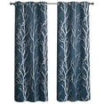 thumbnail image 2 of VCNY Home Kingdom Blue Branch Grommet Blackout Curtain, 40" x 84", 2 of 5
