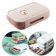 thumbnail image 4 of Caja de almacenamiento de huevos de colorfulland, 1 unidad, organizador de refrigerador, ventilación de refrigerador para 02-rosa, 4 of 9
