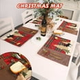 thumbnail image 1 of Alfombras de baño, alfombras para sala de estar, alfombra de área, tapete de baño, mantel individual navideño, suministros para arreglos de mesa familiares, decoraciones, mantel individual de ciervo, 1 of 7