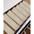thumbnail image 3 of Vintage Cream Non-Slip Stair Treads for Wooden Steps, 7 Pack-8x30in Carpet Stair Mats with Adhesive Backing, Noise-Reducing Step Covers for Indoor Stairs, Easy to Install & Residue-Free, 3 of 7