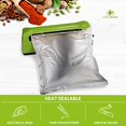 thumbnail image 4 of 30 Mylar Bags for Food Storage - Extra Thick 7 mil mylar bags - 10"x15" 1 Gallon Mylar Bags 1 Gallon - Resealable Mylar Bags - Large Mylar Bags for Long Term Food Storage bags - Mylar ziplock bags, 4 of 5