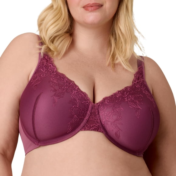 Bra Playtex 4805 con aros y encaje de cobertura total para mujer