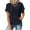 Navy, variant on Plebaso Women's Tops Short Sleeve Round Neck Shirts Loose Summer Casual Cute Blouses Womens Clothes