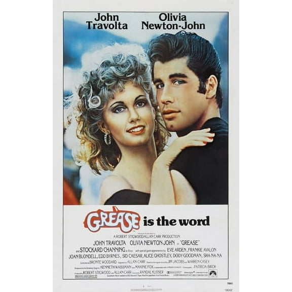 Grease Movie Poster 24In x36In Art Decor Art Poster 24x36 Multi-Color Square Adults Poster Time
