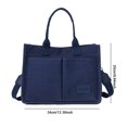thumbnail image 3 of Bolso de mano de lona para mujer, Bolso cruzado Retro de gran capacidad, Bolso de moda para mujer, 3 of 5