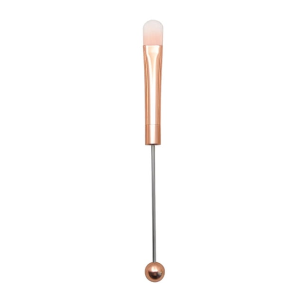 Exquisita brocha de maquillaje con cuentas, cómoda brocha de maquillaje DIY para ella Pincel corrector