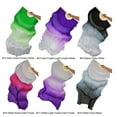 thumbnail image 4 of 1 Pair(Left+Right) 70.8x35.4in 100% Real Silk Triple-colors Belly Dance Fans Veil Hand Made Belly Dance Fans, 4 of 9