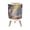 Color 4, variant on Small Trash Can with Lid Garde Stained Glass Sunset Turbulent Ocean Waves 1.8 Gallon Dog Proof Trash Can Round Garbage Can Waste Bin Wastebasket for Bathroom Bedroom Living Room
