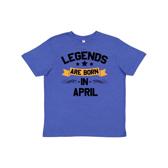 Inktastic legends are born in april Youth T-Shirt