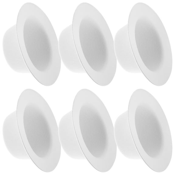 Raindrops 6pcs Mini Top-Hats Decorative Miniature Doll Top-Hats Crafts Making Material