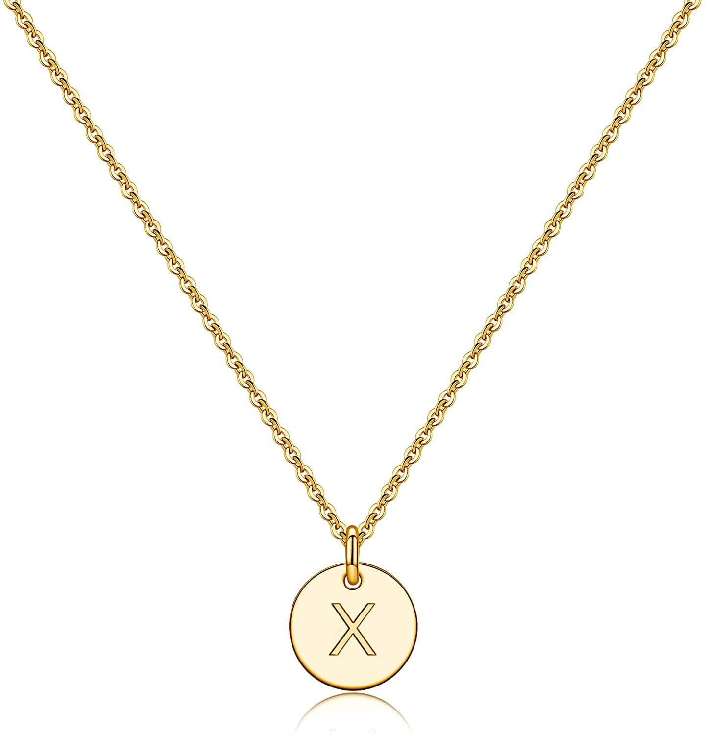 14K Yellow Gold Key Pendant on an Adjustable 14K Yellow Gold Chain Necklace