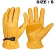thumbnail image 2 of Guantes de jardinería para mujer, guantes largos de cuero para jardín, guantes protectores ligeros para mujer para jardín y trabajo al aire libre, 2 of 5