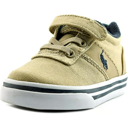 - Polo Ralph Lauren Hanford EZ Toddler EW Round Toe Canvas Sneakers